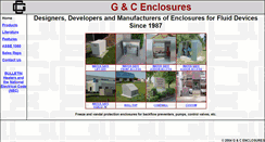Desktop Screenshot of gcenclosures.com
