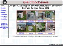 Tablet Screenshot of gcenclosures.com